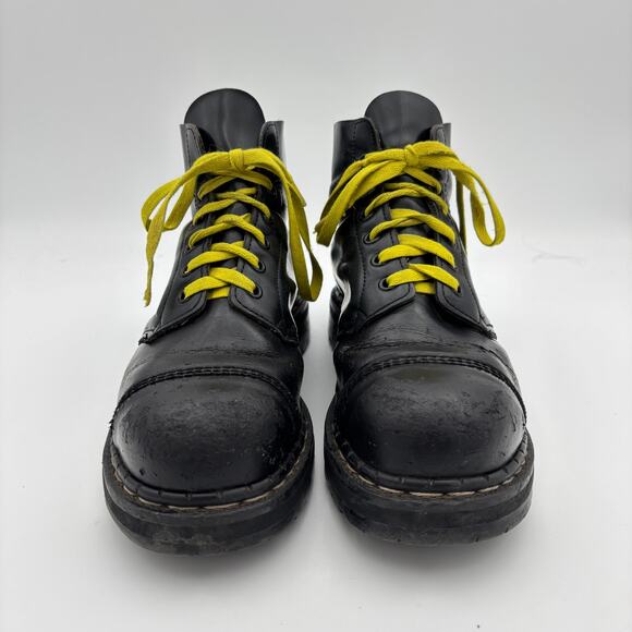 Vintage Gripfast Combat Boots Men's 10 Made in England Grunge Punk Rock - Picture 2 of 14